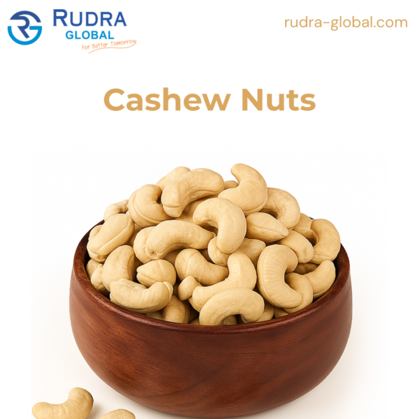 Premium-grade cashew nuts in W180, W210, W240, W320, and W450 varieties